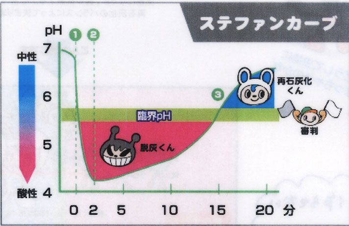 脱灰と再石灰化